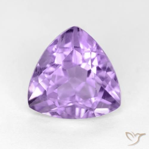 2.85ct Natural Pinkish Violet Amethyst, Trillion, VS