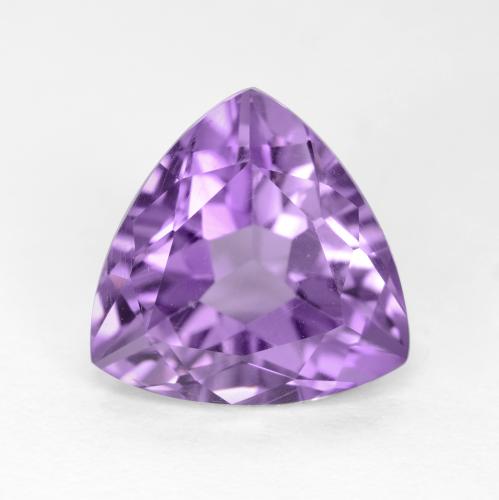Medium Violet Аметист Камень - 3.1ct Огранка Триллион Фасетная (ID: 550617)
