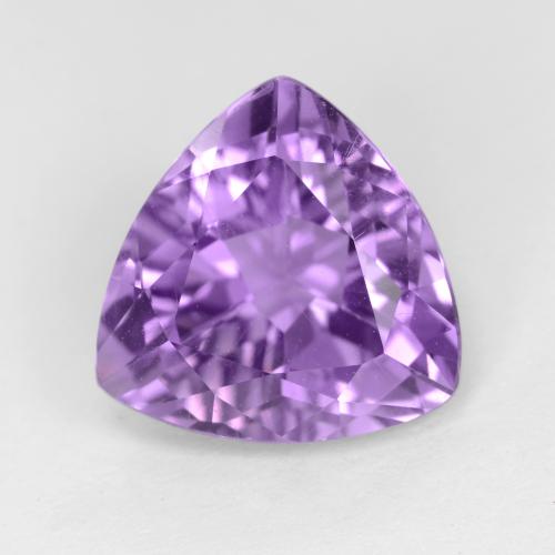 Deep Violet Amethyst Gem - 2.9ct Trillion Facet (ID: 551271)