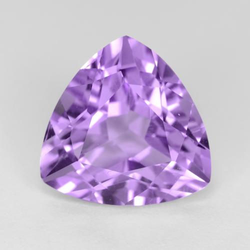 Violet iris profond Améthyste gemme - 3.1ct Facette trillion (ID: 551281)