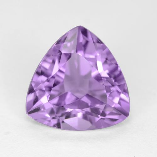 Violeta rosado Amatista Gema - 3.1ct Forma trillón (ID: 551316)