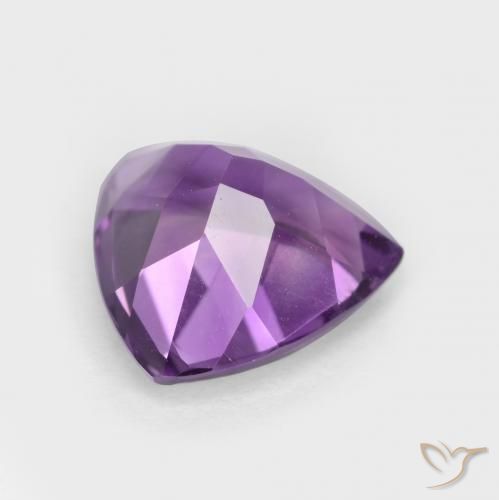Amethyst Gemstone in 10 x 10 mm (calibrated) Size for Sale, Amethyst Stone in Purplish Violet Color