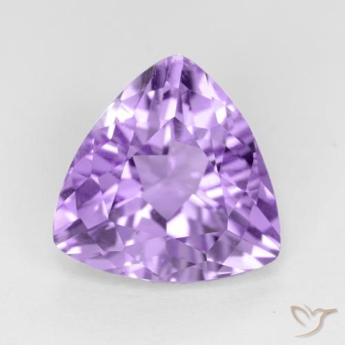 2.76ct Natural Medium Violet Amethyst, Trillion, VVS-VS