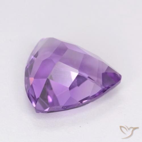 Amethyst Gemstone in 10 x 10 mm (calibrated) Size for Sale, Amethyst Stone in Deep Purplish Violet Color