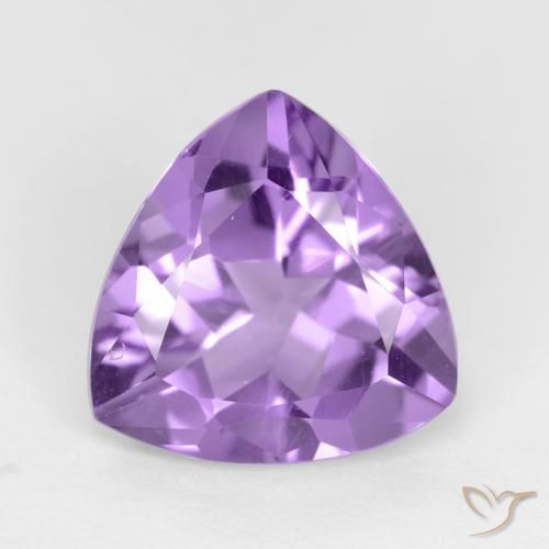 2.54ct Natural Pinkish Violet Amethyst, Trillion, VVS-VS