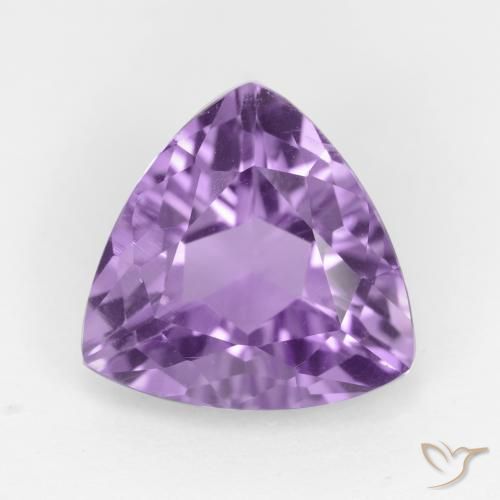2.80ct Natural Deep Violet Amethyst, Trillion, VS