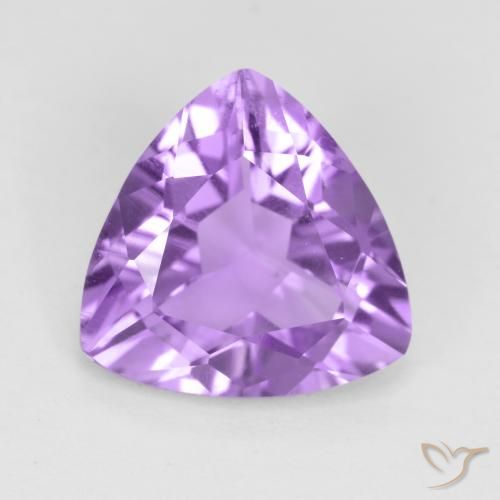 2.51ct Natural Pinkish Violet Amethyst, Trillion, VS