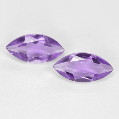 Medium Violet Amethyst Gem - 0.4ct Marquise Facet (ID: 560674)