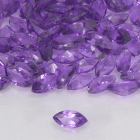 1.50 ctw Violet Amethyst Stones, Natural Amethyst in Marquise Facet Shape for Sale