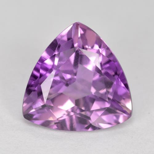 Medium Violet-Pink Аметист Камень - 2.8ct Огранка Триллион Фасетная (ID: 563502)