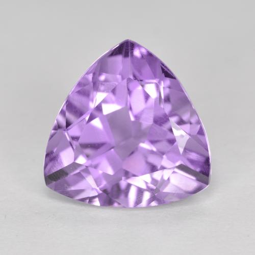 Medium Violet Amethyst Gem - 2.9ct Trillion Facet (ID: 563557)