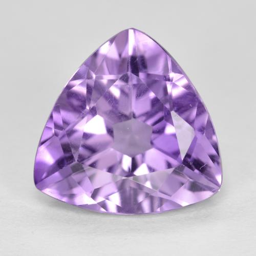 Medium Violet Аметист Камень - 2.8ct Огранка Триллион Фасетная (ID: 563585)