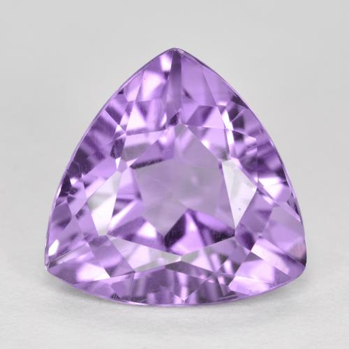 Deep Iris Violet Аметист Камень - 2.9ct Огранка Триллион Фасетная (ID: 563586)
