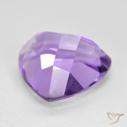 Amethyst Gemstone in 10 x 10 mm (calibrated) Size for Sale, Amethyst Stone in Medium Violet Color