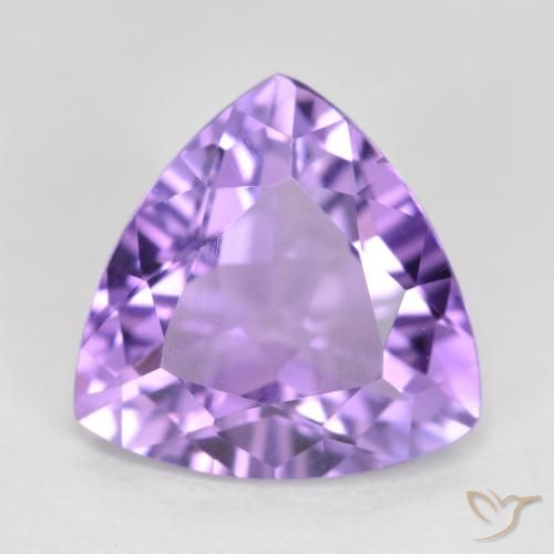 2.73ct Natural Medium Violet Amethyst, Trillion, VS