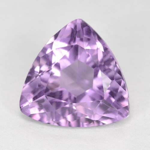 Medium Pink Violet Amethyst Gem - 2.8ct Trillion Facet (ID: 563589)