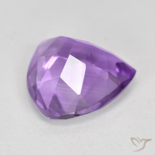 Amethyst Gemstone in 9.9 x 9.6 mm Size for Sale, Amethyst Stone in Pinkish Violet Color
