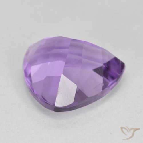 Amethyst Gemstone in 10 x 10 mm (calibrated) Size for Sale, Amethyst Stone in Medium Violet Color