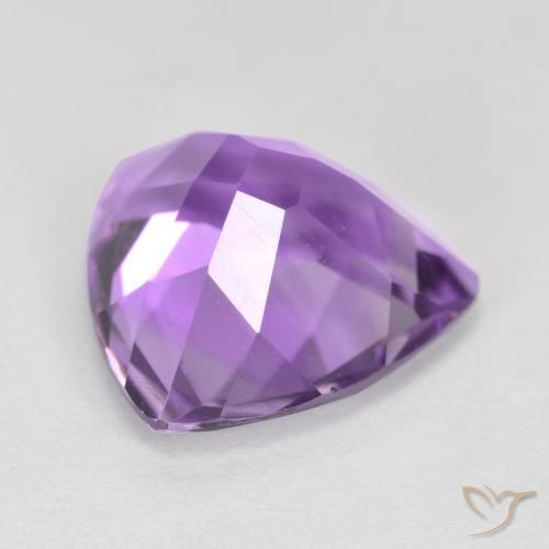 Amethyst Gemstone in 10 x 10 mm (calibrated) Size for Sale, Amethyst Stone in Medium Violet Color