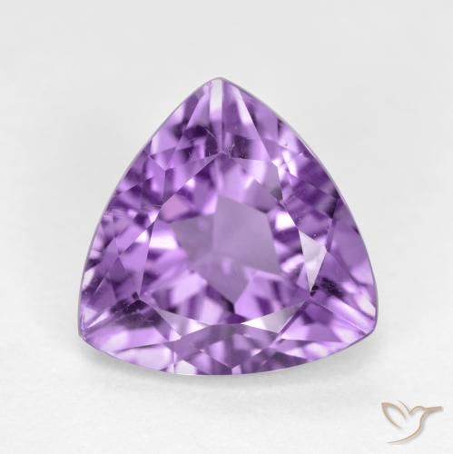 2.81ct Natural Deep Violet Amethyst, Trillion, VS