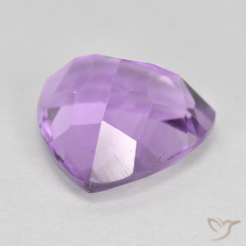 Amethyst Gemstone in 10 x 10 mm (calibrated) Size for Sale, Amethyst Stone in Medium Violet Color