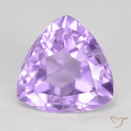 3.09ct Natural Iris Violet Amethyst, Trillion, VS