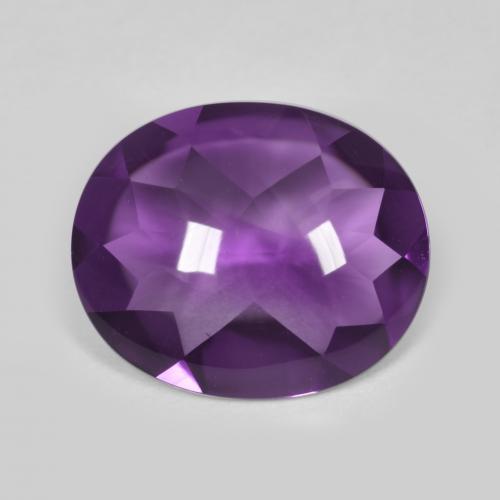 Medium Violet Аметист Камень - 3.7ct Форма Овал огранка Buff-Top (ID: 571290)