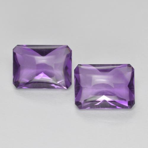 Medium-Light Violet Аметист Камень - 1.4ct Octagon Buff-Top (ID: 571421)