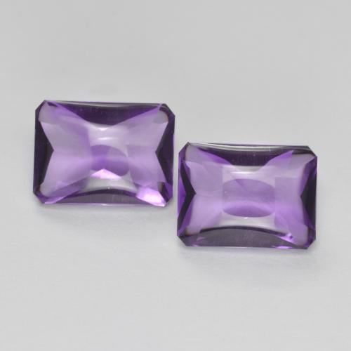 Medium Violet Amethyst Gem - 1.4ct Octagon Buff-Top (ID: 571422)