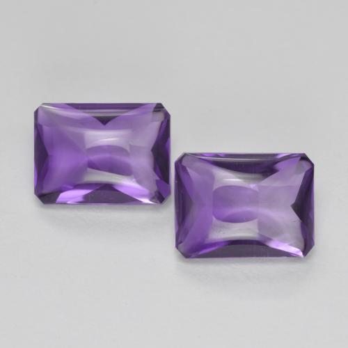 Medium Violet Amethyst Gem - 1.4ct Octagon Buff-Top (ID: 571426)