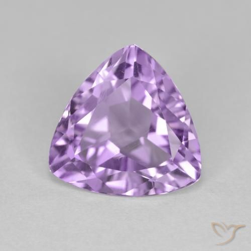 2.78ct Natural Medium Violet Amethyst, Trillion, VS