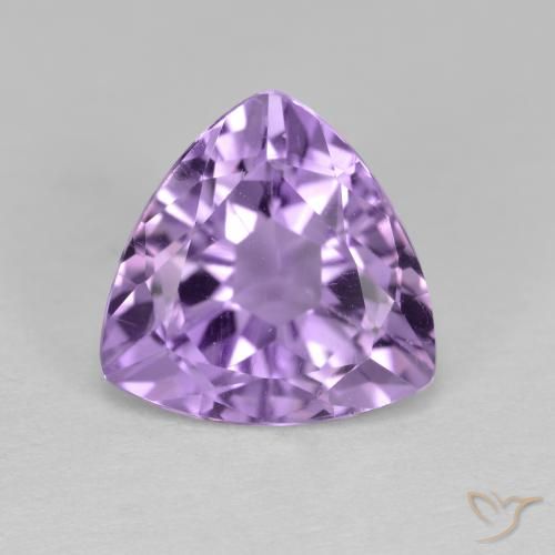 3.02 ct Trillion Cut Amethyst, 10.1 x 10 mm From Brazil, Photo A