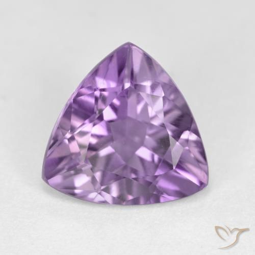 2.51ct Natural Iris Violet Amethyst, Trillion, VS