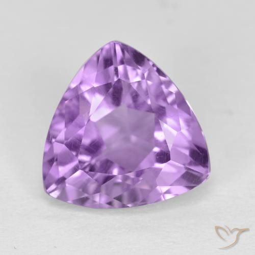 3.01 ct Trillion Cut Amethyst, 10.2 x 10 mm From Brazil, Photo A