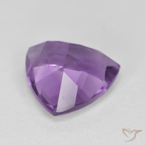 Amethyst Gemstone in 10 x 10 mm (calibrated) Size for Sale, Amethyst Stone in Deep Purplish Violet Color