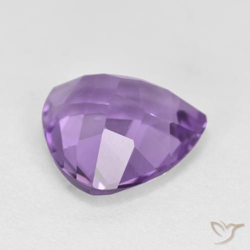 Amethyst Gemstone in 10 x 10 mm (calibrated) Size for Sale, Amethyst Stone in Medium Violet Color