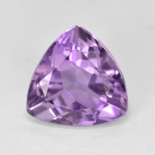 Deep Purplish Violet Аметист Камень - 3.1ct Огранка Триллион Фасетная (ID: 572285)