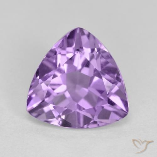 2.82ct Natural Pinkish Violet Amethyst, Trillion, VS