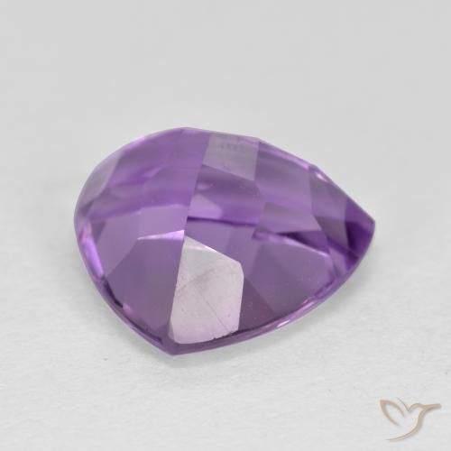 Amethyst Gemstone in 10 x 10 mm (calibrated) Size for Sale, Amethyst Stone in Pinkish Violet Color