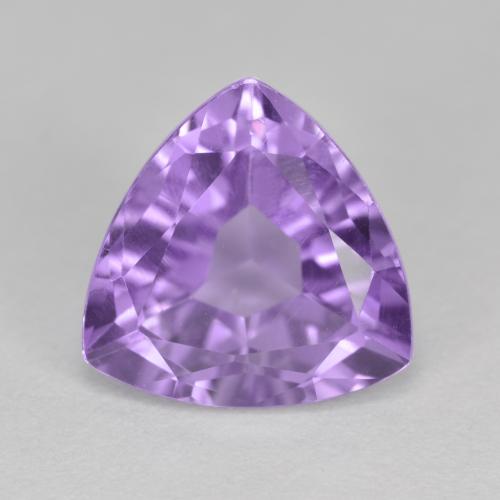 Violeta oscuro Amatista Gema - 3.2ct Forma trillón (ID: 572448)