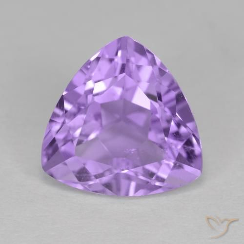 Violeta iris intenso Amatista Gema - 2.9ct Forma trillón (ID: 572451)