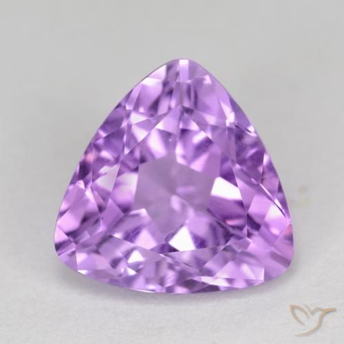 2.92ct Natural Purplish Violet Amethyst, Trillion, VS