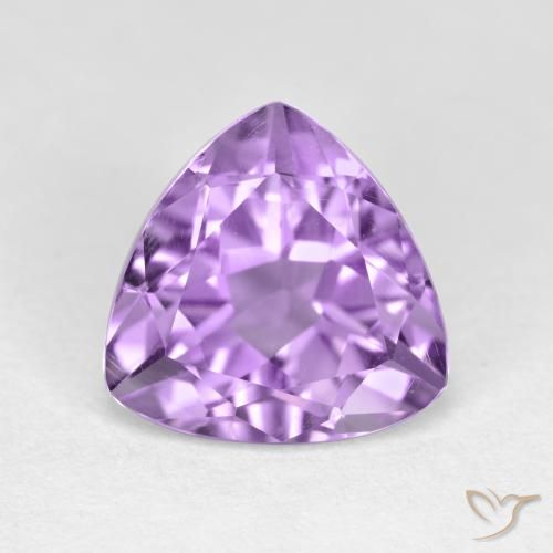 2.92ct Natural Pinkish Violet Amethyst, Trillion, VS