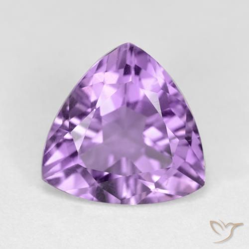 2.78ct Natural Pinkish Violet Amethyst, Trillion, VS