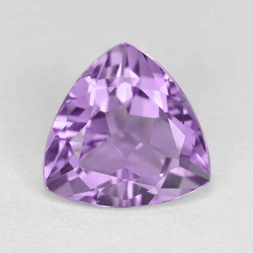 Medium Violet Amethyst Gem - 2.9ct Trillion Facet (ID: 572490)