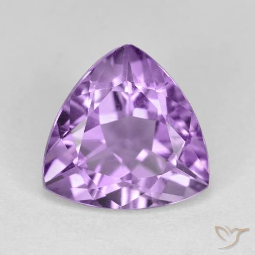2.82ct Natural Pinkish Violet Amethyst, Trillion, VS