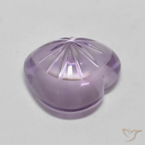 Amethyst Gemstone in 12.5 x 11.5 mm Size for Sale, Amethyst Stone in Medium Violet Color