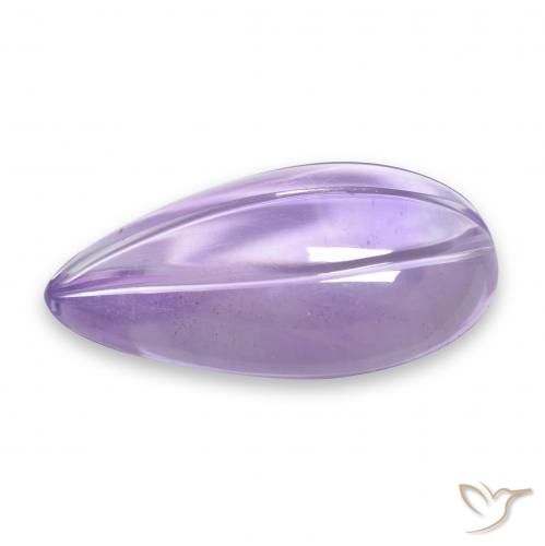 Amethyst Gemstone in 18.8 x 11.6 mm Size for Sale, Amethyst Stone in Medium-Light Violet Color