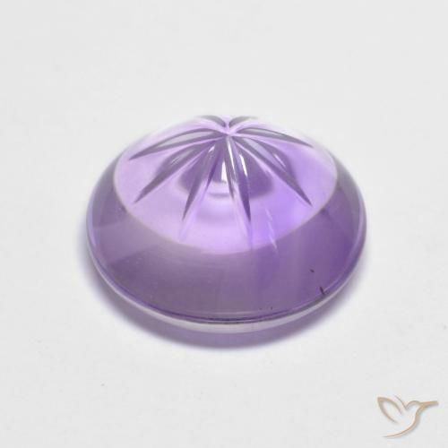 Amethyst Gemstone in 11 mm (calibrated) Size for Sale, Amethyst Stone in Medium Violet Color