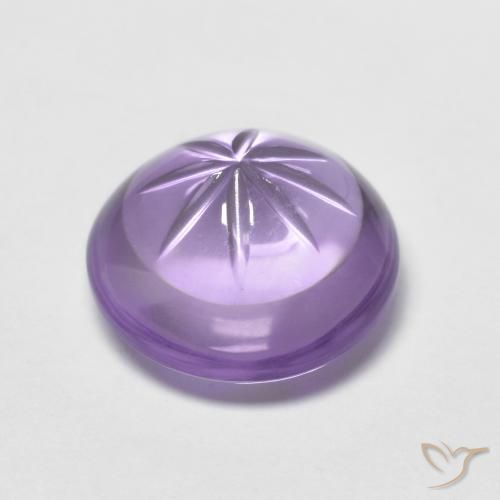Amethyst Gemstone in 11 mm (calibrated) Size for Sale, Amethyst Stone in Medium Violet Color